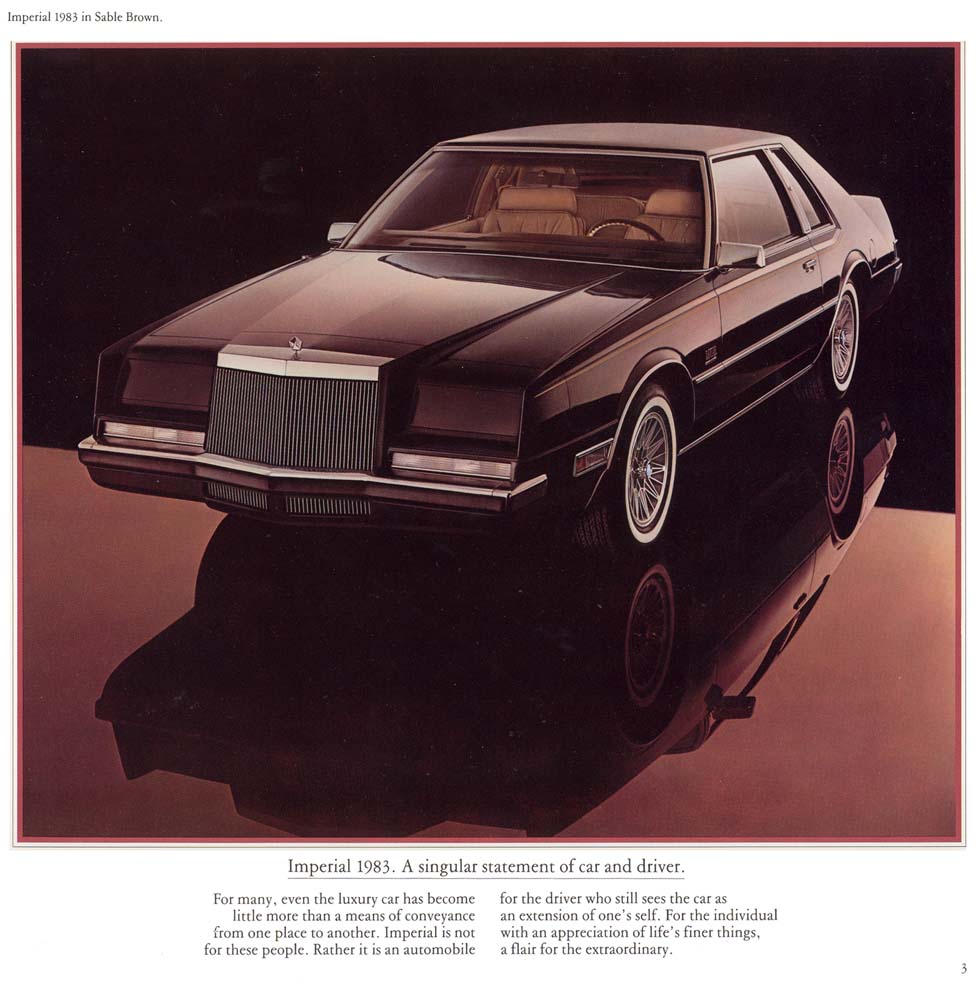 1983 Chrysler Imperial Brochure Page 4